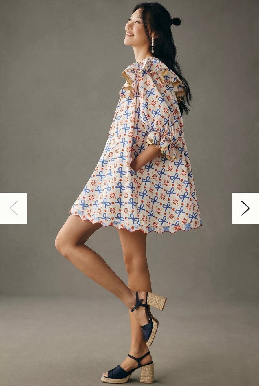 NWT❤️Celia B Short-Sleeve Collared Mini Dress szL